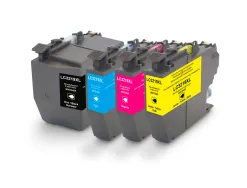 Cartouche q-connect jet d'encre compatible brother lc3219xl coloris noir/cyan/magenta/jaune pack