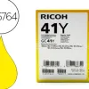 Cartouche ricoh gc41 jet d'encre 405764 pour sg3100/3110/7100 couleur jaune haute capacité 2200p