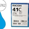 Cartouche ricoh gc41 jet d'encre 405762 pour sg3100/3110/7100 couleur cyan haute capacité 2200p
