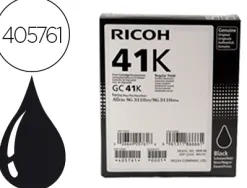 Cartouche ricoh gc41 jet d'encre 40761 pour sg3100/3110/7100 couleur noir haute capacité 2500p