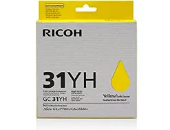 Cartouche ricoh gc31yh pour gxe 5550/gxe 7700n couleur jaune 4000p
