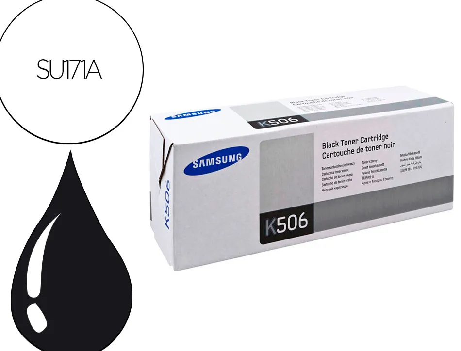 Cartouche samsung clt-k506l couleur noir 6000 pag