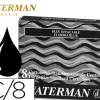 Cartouche waterman longue standard encre noire étui 8 unités