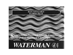 Cartouche waterman longue standard encre noire étui 8 unités