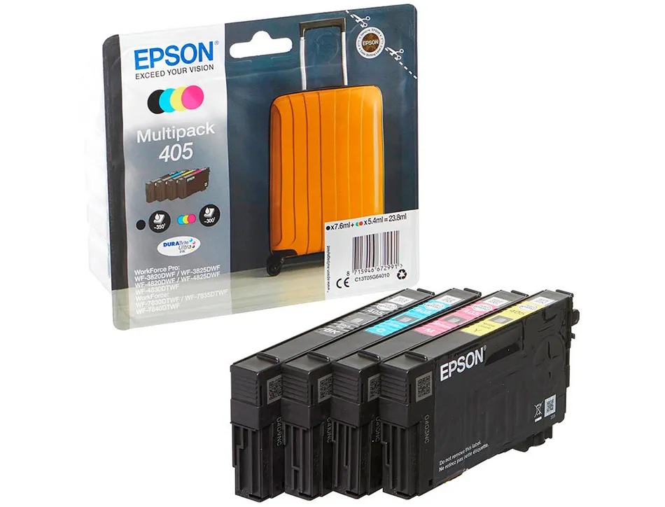 Cartouches epson valise 405 pack de 4