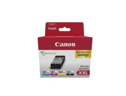 Cartouches jet d encre canon n 581 xxl noir cyan magenta jaune multipack
