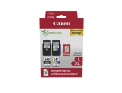 Cartouches jet d encre canon n 540 541 noir et couleur format xl multipack 2 unites ref 5224b012