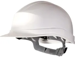 Casque deltaplus chantier zircon 1 polyéthylène serrage glissière +50ºc/-10ºc isolement électrique coloris blanc