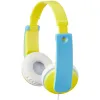 Casque enfant jvc tinyphones stereo limite volume 85db coussins oreilles souples fiche jack 3,5mm +3ans coloris assortis