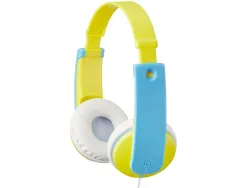 Casque enfant jvc tinyphones stereo limite volume 85db coussins oreilles souples fiche jack 3,5mm +3ans coloris assortis