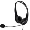 Casque q-connect biaural filaire avec microphone et controle du volume connexion usb cable 2m coloris noir
