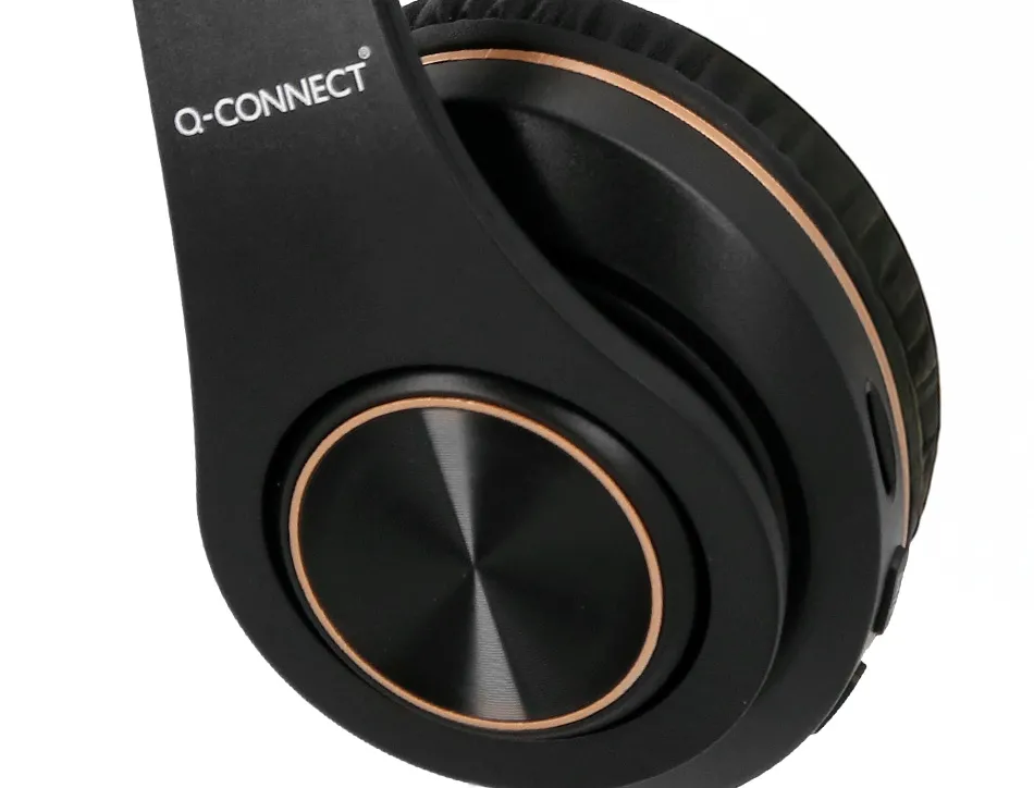 Casque q-connect sans fil serre-tete reglable coloris noir