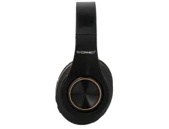 Casque q-connect sans fil serre-tete reglable coloris noir