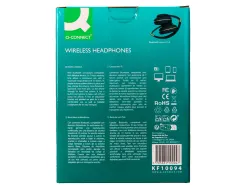 Casque q-connect sans fil serre-tete reglable coloris noir