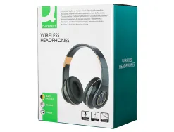 Casque q-connect sans fil serre-tete reglable coloris noir