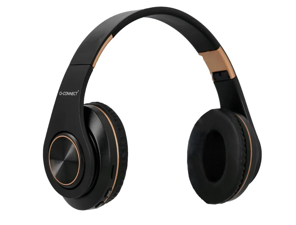 Casque q-connect sans fil serre-tete reglable coloris noir