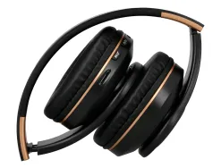 Casque q-connect sans fil serre-tete reglable coloris noir