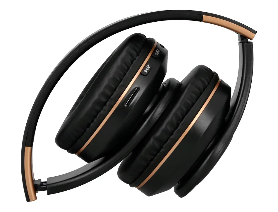 Casque q-connect sans fil serre-tete reglable coloris noir