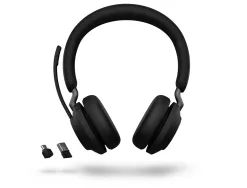 Casque san fil jabra evolve 2 65 duo ms + link 380a micro casque bluetooth
