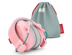 Casque viquel anti-bruit muffy pour enfant coloris rose