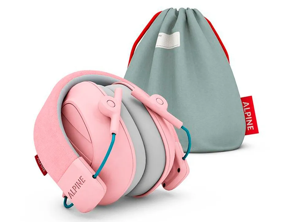 Casque viquel anti-bruit muffy pour enfant coloris rose