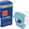 Cassette d'agrafes rapid r5020/r5025 pour agrafeuse 5020e/5025e capacité agrafage 25 feuilles 2x1500 unites
