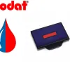 Cassette encrage bicolore trodat 6/58/2 pour tampon encreur 5480 coloris bleu/rouge