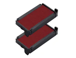 Cassette encrage trodat 6/4910 pour tampon encreur printy coloris rouge pack 2 unites