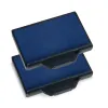 Cassette encrage trodat 6/56 pour tampon encreur printy coloris bleu pack 2 unites