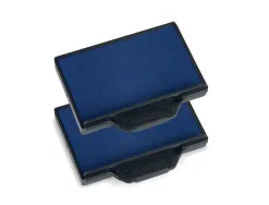 Cassette encrage trodat 6/56 pour tampon encreur printy coloris bleu pack 2 unites