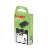 Cassette encrage trodat 6/4928 pour tampon encreur printy coloris noir pack 2 unites