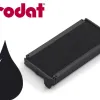 Cassette encrage trodat 6/4912 pour tampon encreur 4912/4952/4992/4912t/ x-print coloris bleu boite de 10 unites