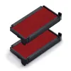 Cassette encrage trodat 6/4912 pour tampon encreur printy coloris rouge pack 2 unites