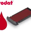 Cassette encrage trodat 6/9411 pour tampon mobile printy 9411 38x14mm coloris rouge