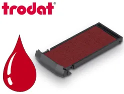 Cassette encrage trodat 6/9412 pour tampon mobile printy 9412 47x18mm coloris rouge