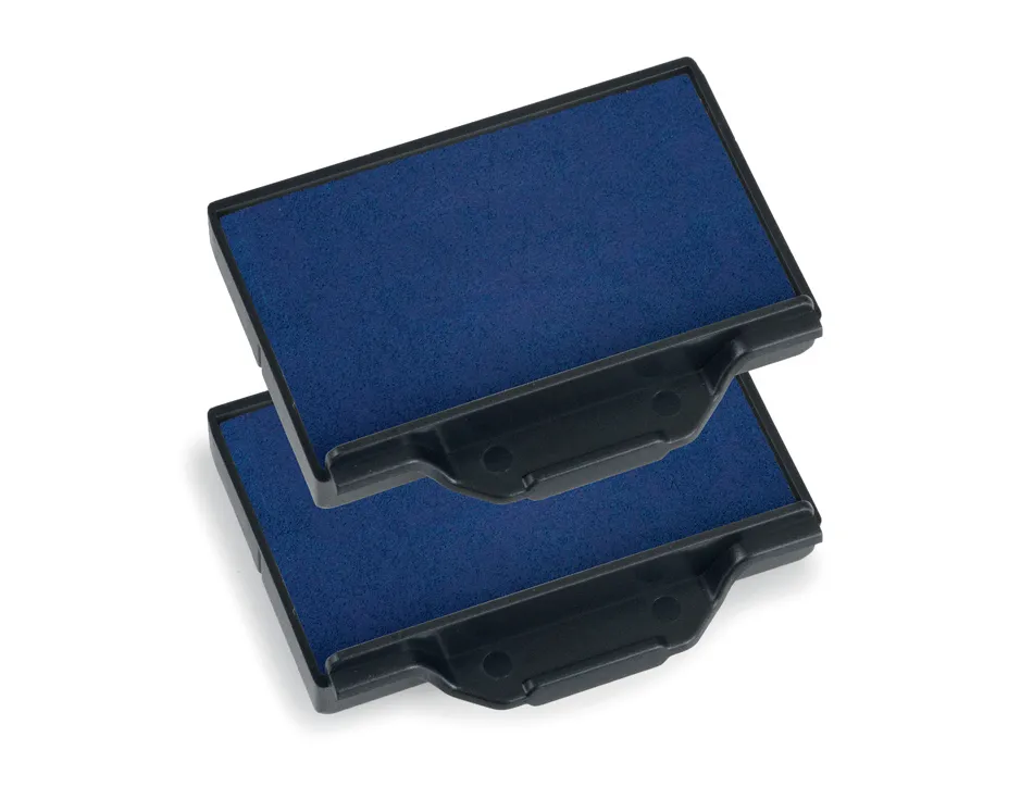 Cassette encrage trodat 6/53 pour tampon encreur printy coloris bleu pack 2 unites