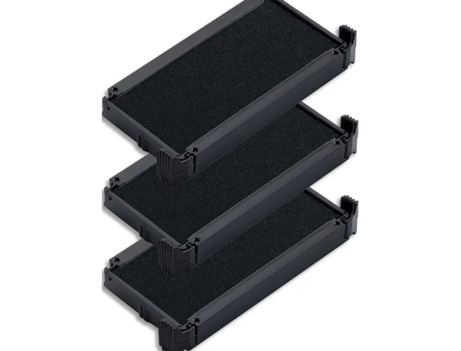 Cassette encrage trodat 6/4912 pour tampon encreur 4912/4952/4992/4912t/ x-print coloris noir boite de 10