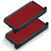 Cassette encrage trodat 6/4913 pour tampon encreur printy coloris rouge pack 2 unites