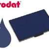 Cassette encrage trodat 6/512 pour tampon metal line 5212/54120 taille empreinte 116x70mm coloris bleu