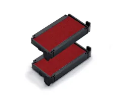 Cassette encrage trodat 6/4911 pour tampon encreur printy coloris rouge pack 2 unites