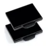 Cassette encrage trodat 6/58 pour tampon encreur printy coloris noir pack 2 unites