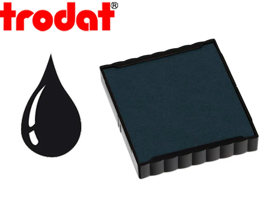 Cassette encrage trodat 6/4924a pour tampon encreur 4724/4740/4924/4940 coloris noir