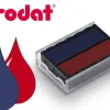 Cassette encrage trodat 6/4850a pour tampon encreur printy 4850/4820l1/4850l2/4850l8 taille empreinte 25x14mm noir