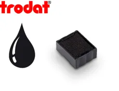 Cassette encrage trodat 6/4921a pour tampon encreur 4921 coloris noir