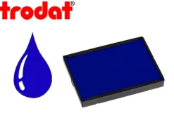 Cassette encrage trodat 6/4927b pour tampon encreur printy 4727/4927/4957 coloris bleu