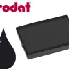 Cassette encrage trodat 6/4929b pour tampon encreur printy 4929/4729 taille empreinte 75x 8mm coloris noir