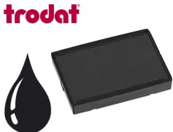 Cassette encrage trodat 6/4929b pour tampon encreur printy 4929/4729 taille empreinte 75x 8mm coloris noir