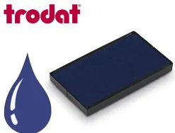Cassette encrage trodat 6/4926b pour tampon encreur printy 4926/4926 taille empreinte 75x38mm coloris bleu