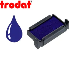 Cassette encrage trodat 6/4910b pour tampon printy 4810/4910/4836/4910ta coloris bleu