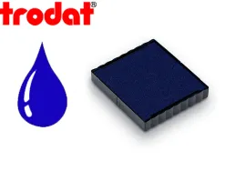 Cassette encrage trodat 6/4924b pour tampon encreur printy 4924/4724/4740/4940/ taille empreinte 40x40mm coloris bleu